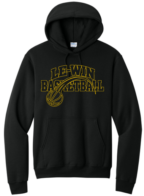 LW GIRLS BASKETBALL CREW NECK HOODIE (ADULT-YOUTH-TALL)