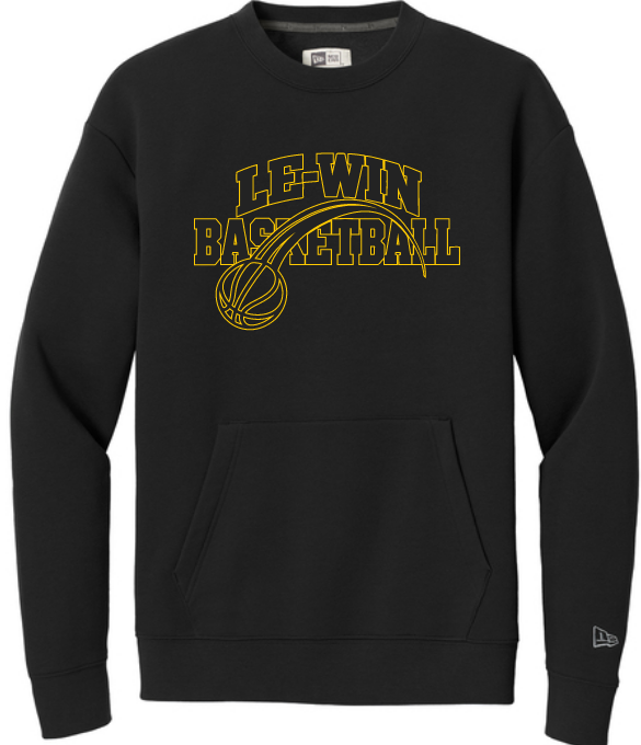 LW GIRLS BASKETBALL New Era® Heritage Fleece Pocket Crew