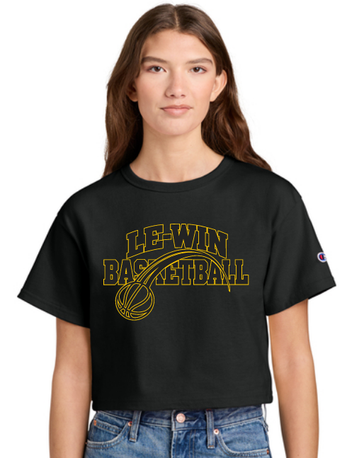 LW GIRLS BASKETBALL Champion® Women’s Cropped Heritage Tee