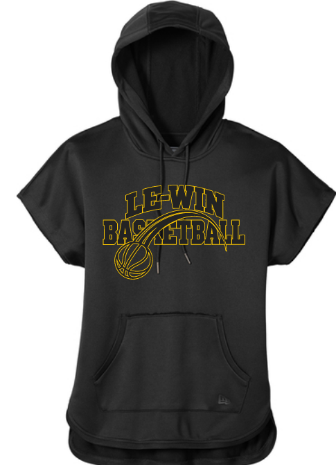 LW GIRLS BASKETBALL New Era® Women's Performance Terry Short Sleeve Hoodie