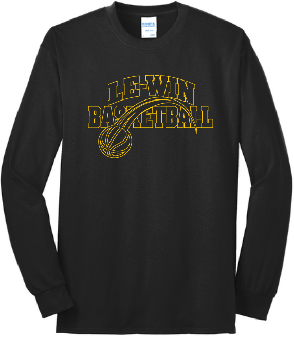 LW GIRLS BASKETBALL LONG SLEEVE T SHIRT (ADULT-YOUTH-TALL)
