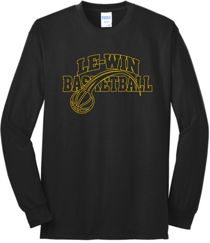 LW GIRLS BASKETBALL LONG SLEEVE T SHIRT (ADULT-YOUTH-TALL)