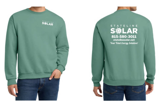 STATELINE SOLAR JERZEE NUBLEND CREWNECK SWEATSHIRT