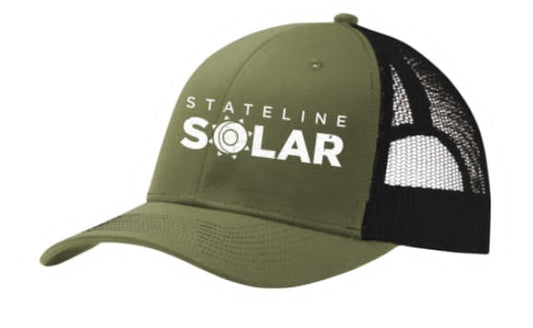 STATELINE SOLAR Port Authority® Snapback Trucker Cap