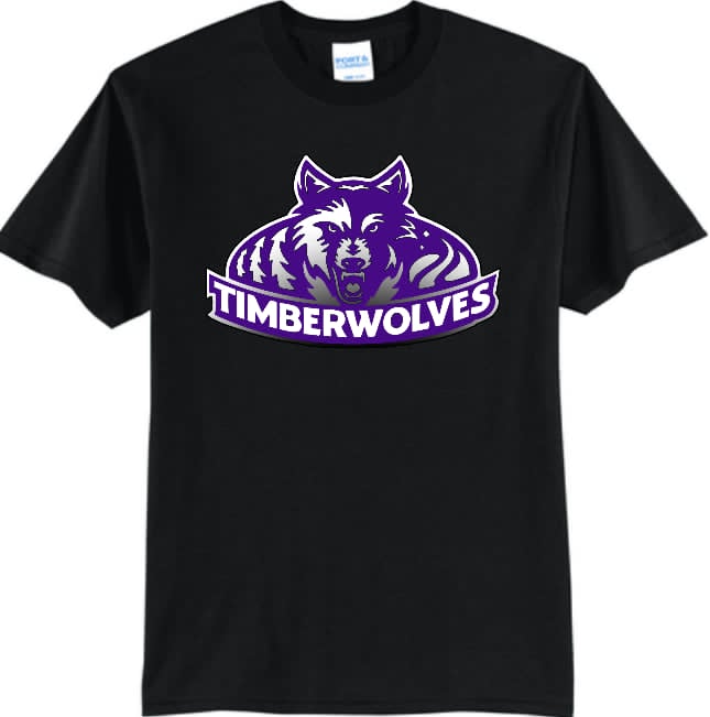 Timberwolves T Shirt (Adult-Youth-Tall)