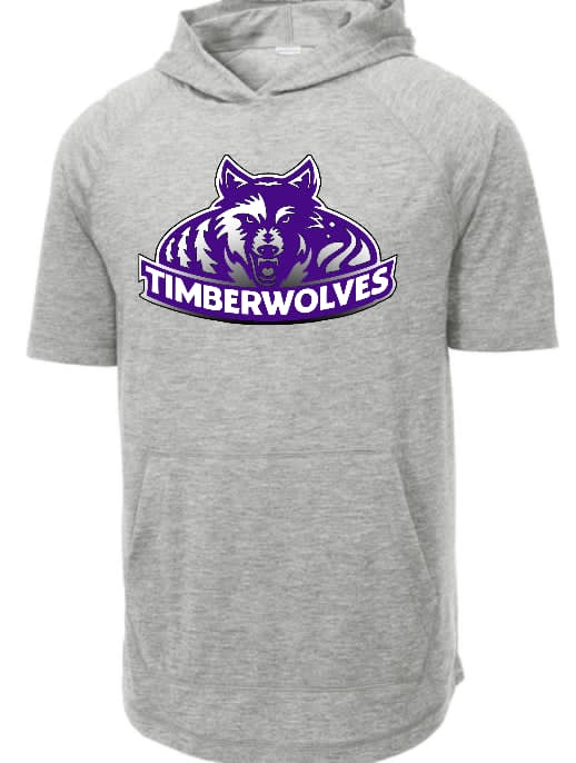 Timberwolves Short Sleeve Hoodie