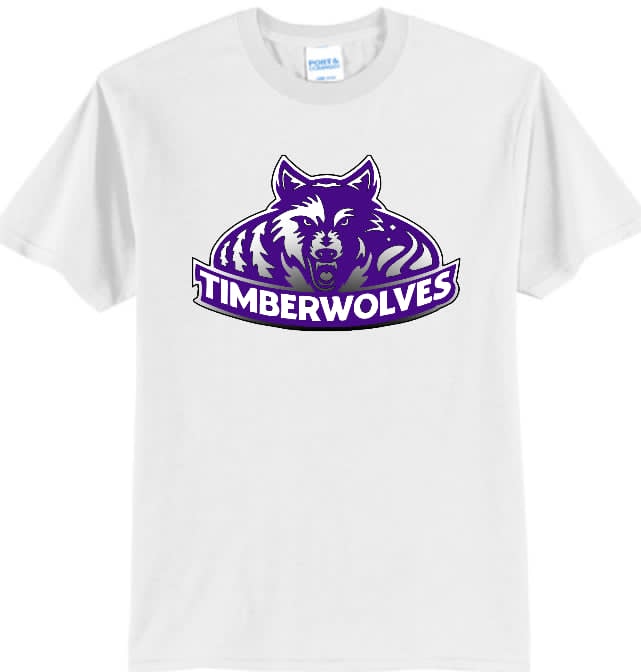 Timberwolves T Shirt (Adult-Youth-Tall)